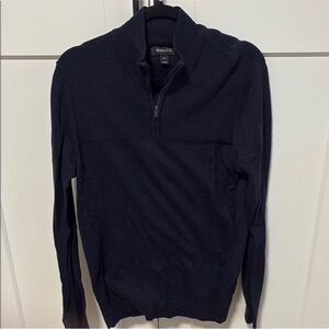 RW&CO. Dark Knit Zip-Up Sweater